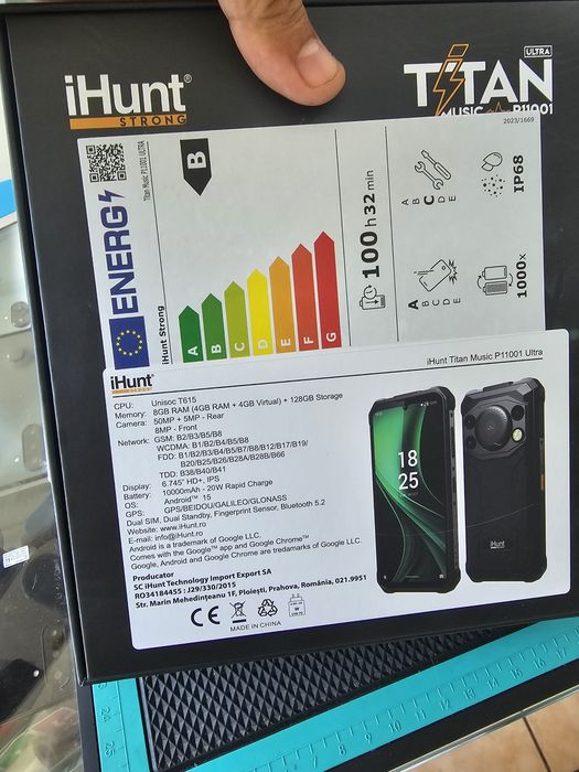 Ihunt Titan P11001 MUSIC Ultra, 4/128 GB, Sigilat, 2 ani garanție