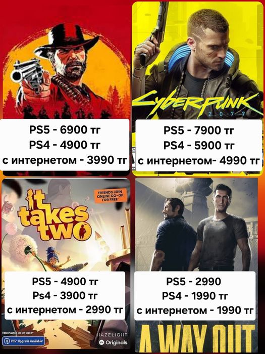 Цифровые игры на пс4/пс5