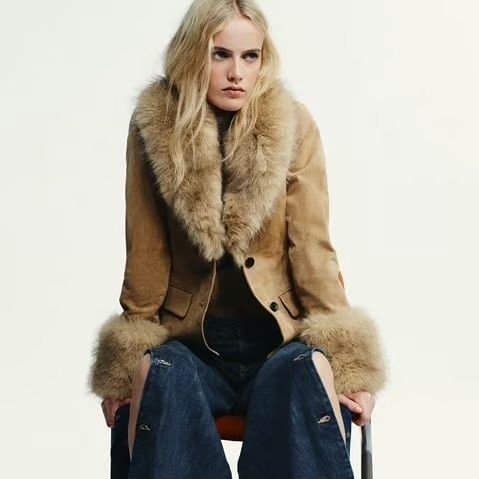 Кожено яке - Zara