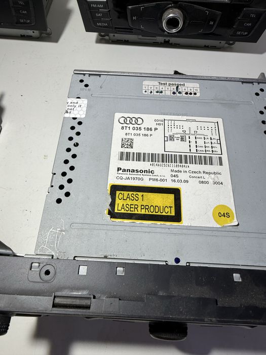 Audi Concert Symphony радио CD MMI OEM 8T1035186P 8R1035186Q 8T1035195H 8R1035186F 8T1035195AA оригинал