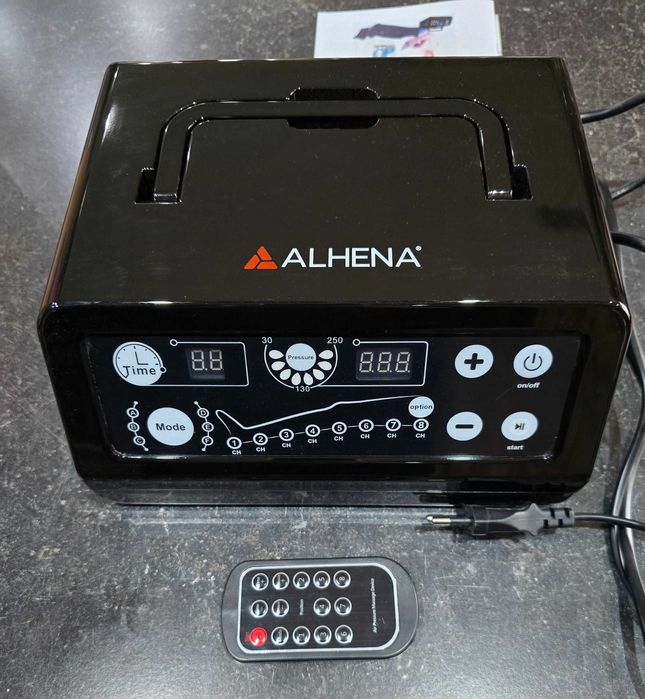 Апарат за пресотерапия, лимфен дренаж, за крака, 8 камери, 6 режима