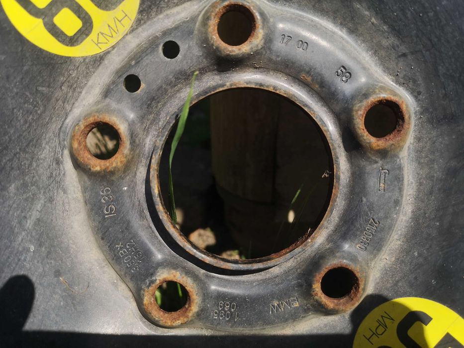 Vand roata rezerva slim 15"