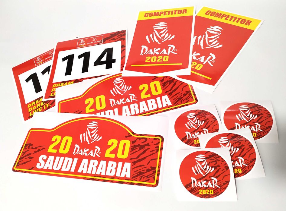 Стикери Дакар Dakar 2020 Offroad 4x4 - 10 броя