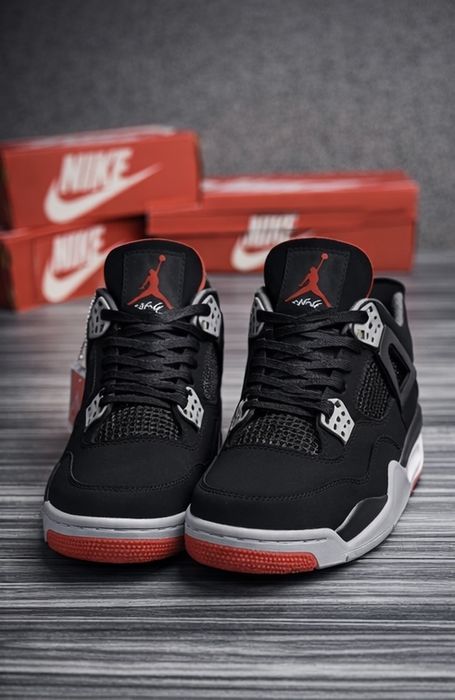 Nike Air Jordan 4 Retro Bred ,design iconic premium - marimea 42