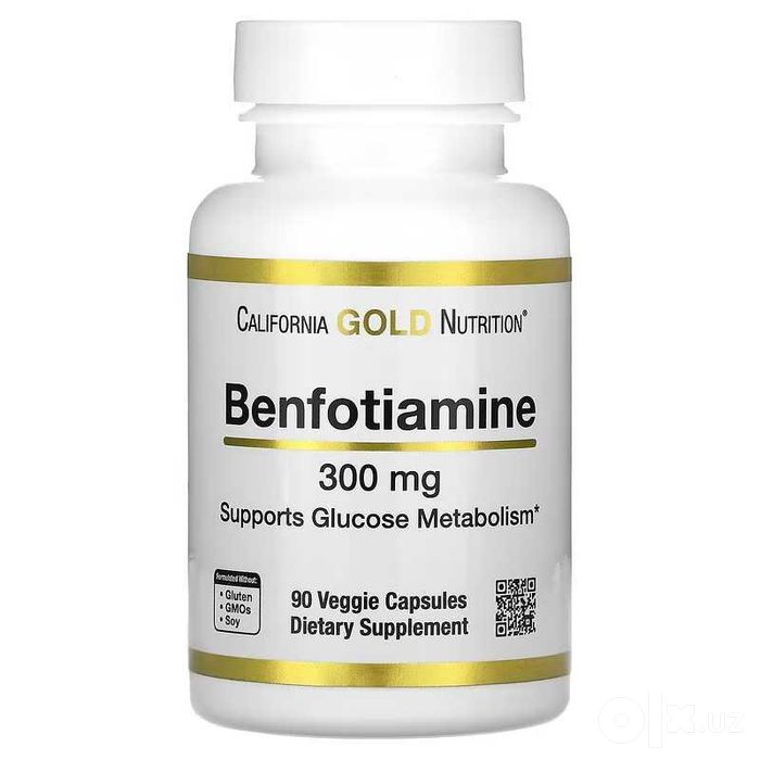 California Gold Benfotiamine бенфотиамин