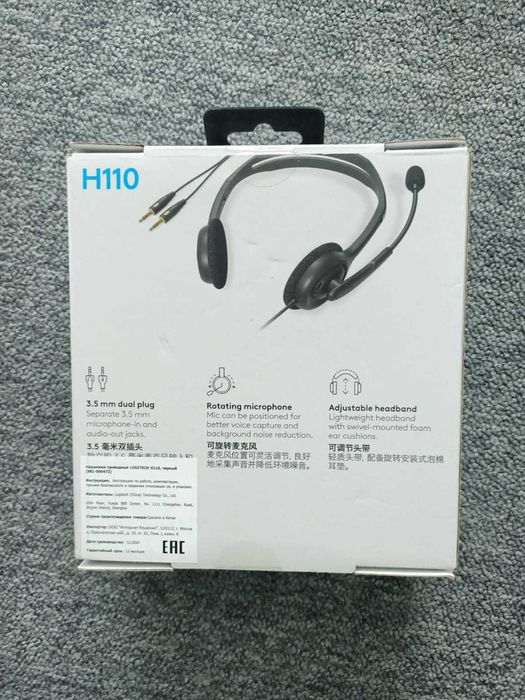 Наушники Logitech H110 (черный)1