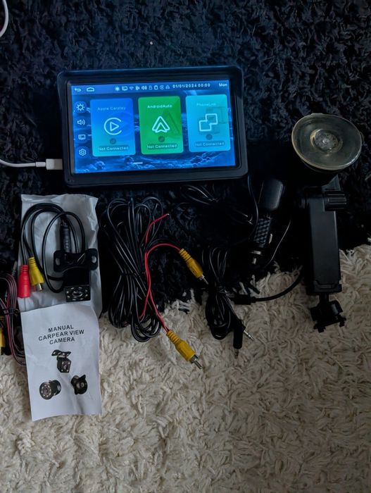 Navigatie wireless cu android auto&apple carplay+camera auto mansarier