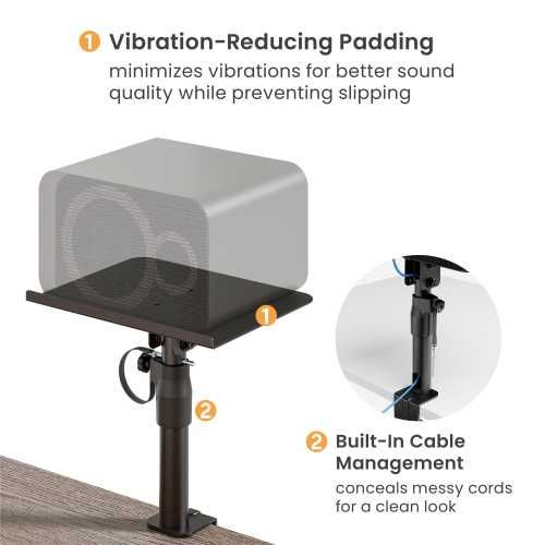 Настольная стойка для Колонок LUMI BS-77C Brateck 1.4