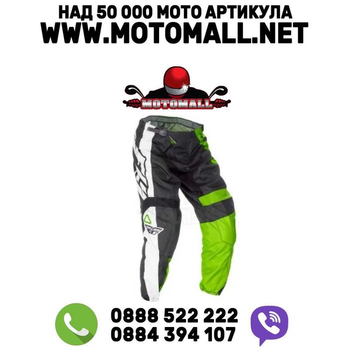 Шок цена ! fly racing бридж kinetic f-16 grn blk мотокрос панталон кро