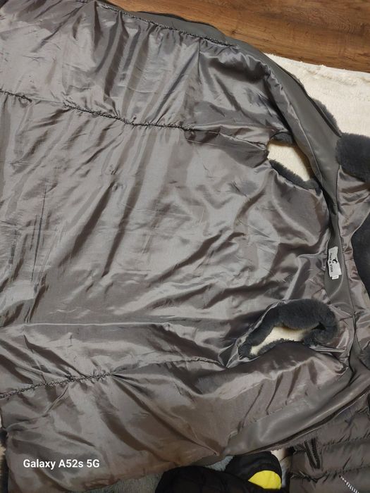 Дълъг пухен елек с/м