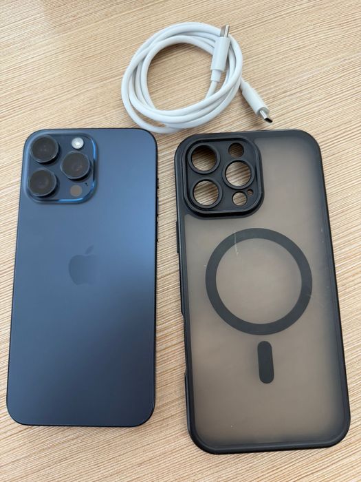 Iphone 15 Pro Max 256 Blue Titanium impecabil