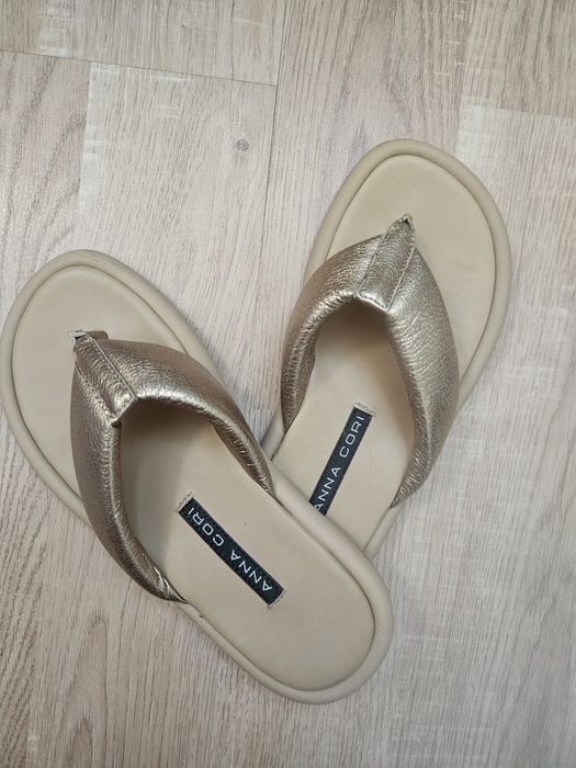 Papuci ANNA CORI, piele, marime 36