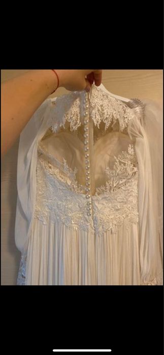 Rochie mireasa matase