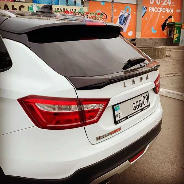 Лип спойлер Lada Vesta 672 пантера