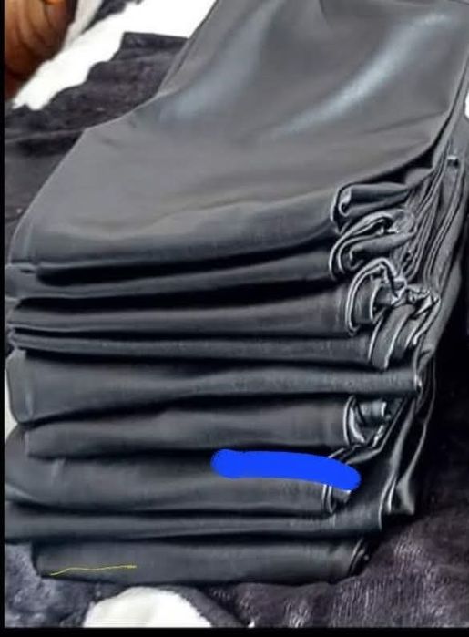 Pantaloni piele fete , talie inalta