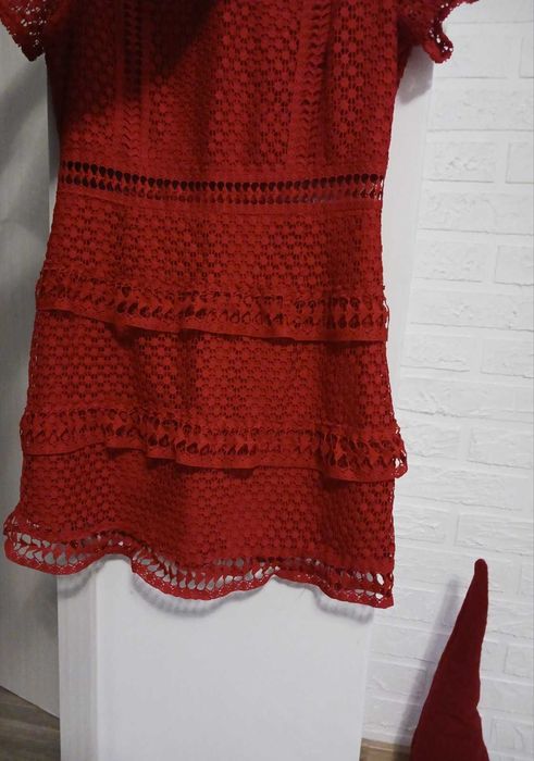 Червена рокля   S размер