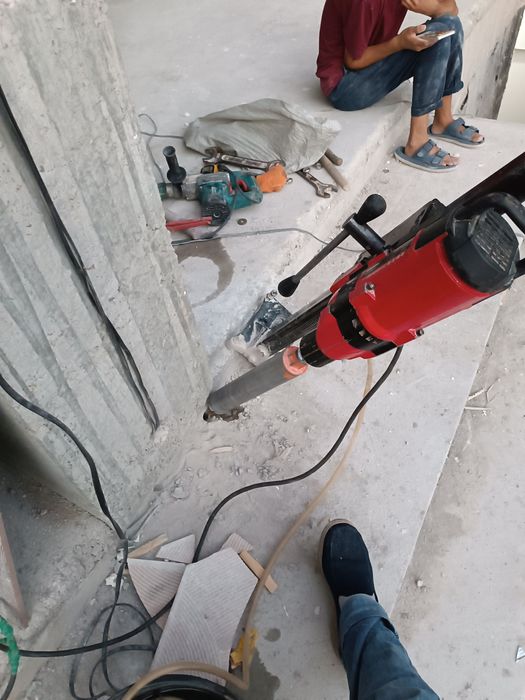 Алмазный каронкада тешиш Алмазный резкада кесиш Перфораторда бетон буз