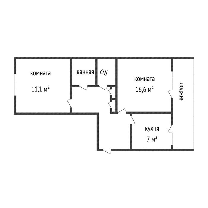 Продажа 2-ком кв. в районе Рахата