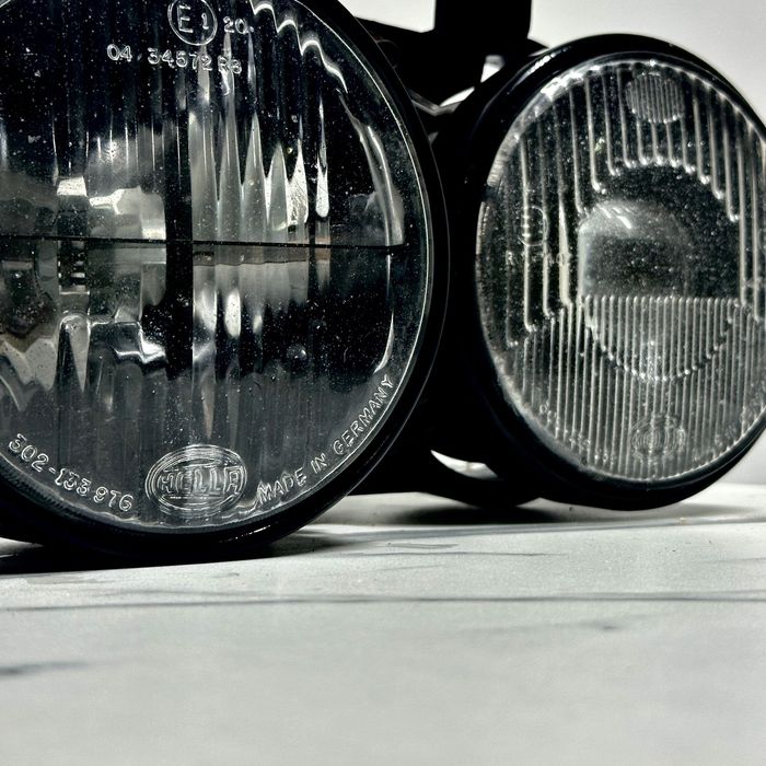 Кресты на фары hella black bmw e34