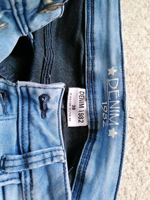 Pantaloni blugi 3/4 skinny 38