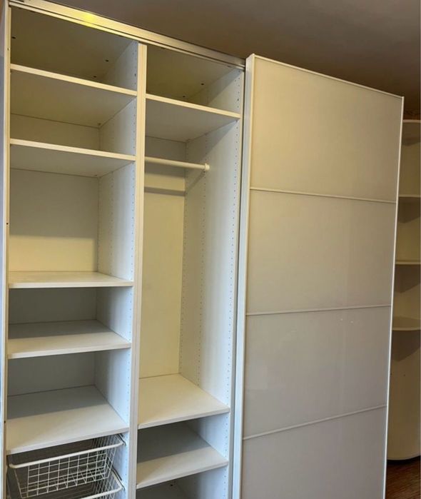 Шкаф купе икеа пака