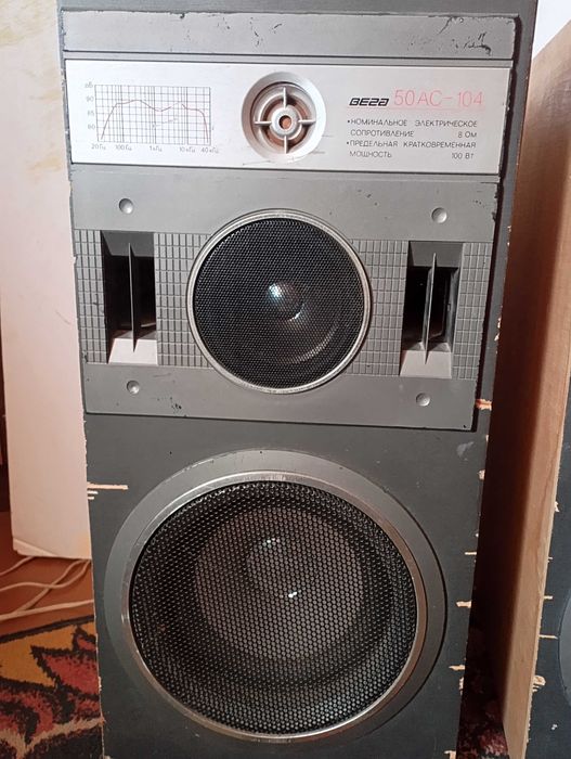 Колонки Вега 50АС-104 8 ом