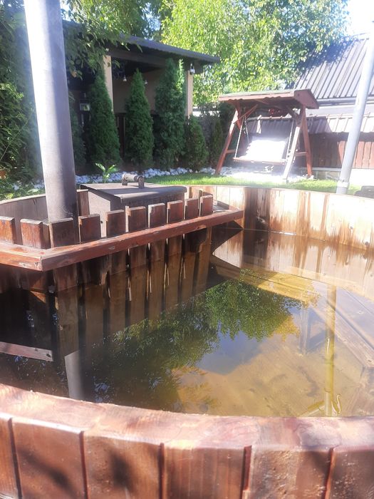 Ciubar din lemn cu soba inox 6 persoane