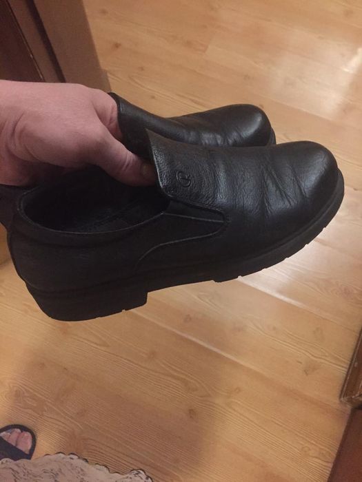 Школьное кожаные туфли,