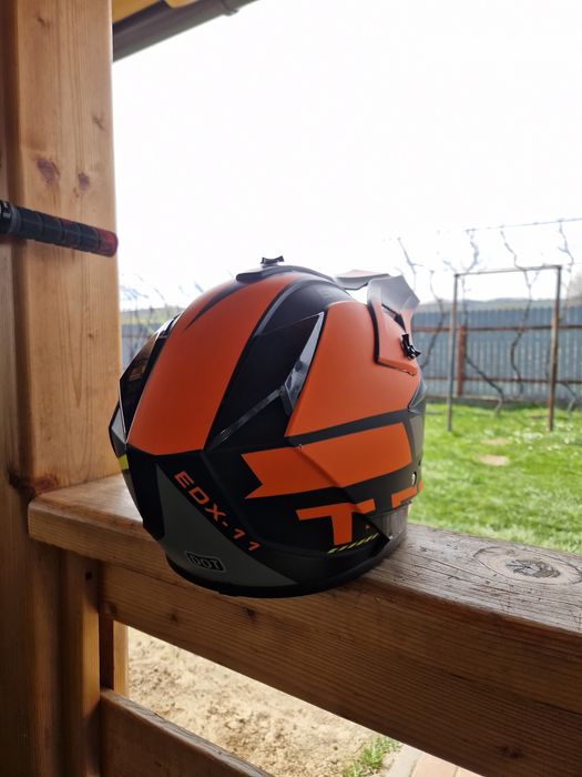 Cască Full-Face Enduro Mărimea S +2 Perechi De Ochelari