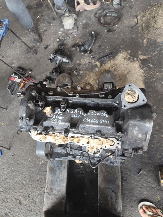 Двигател за Мерцедес А класата 170CDI w168 66kw 90 k 98/01 г OM668.940