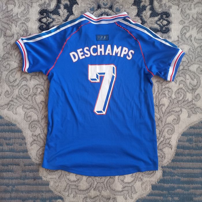 Retro futbolka Fransiya 1998 World Cup (Deschamps 7) — Premium