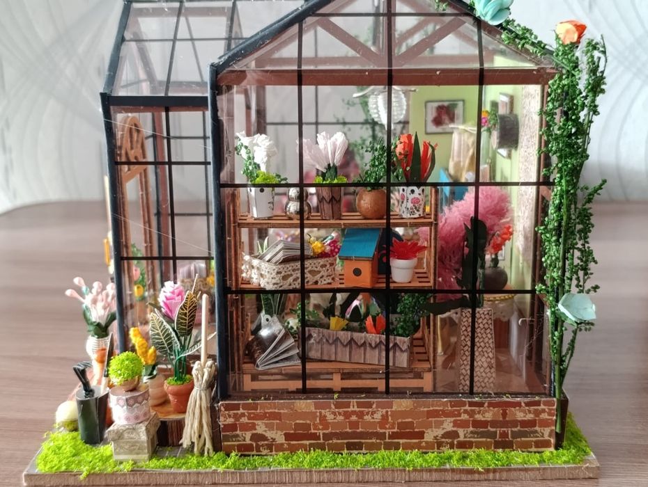 Румбокс готовый, цветочный домик