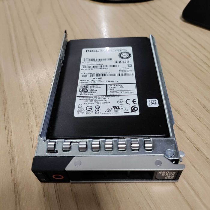 Enterprise SSD диск за сървър DELL 480GB