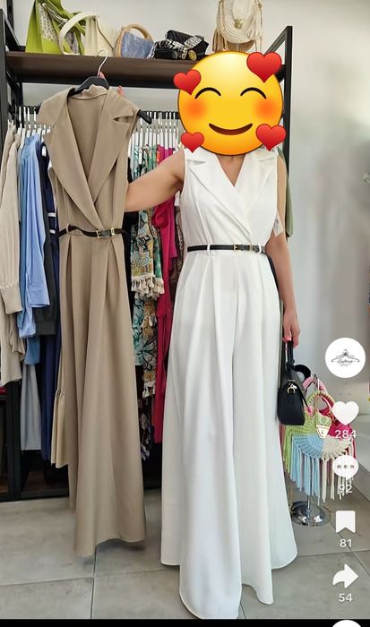 Черен гащеризон елегантен