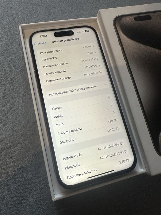 Iphone 15 pro 128 гб 83%