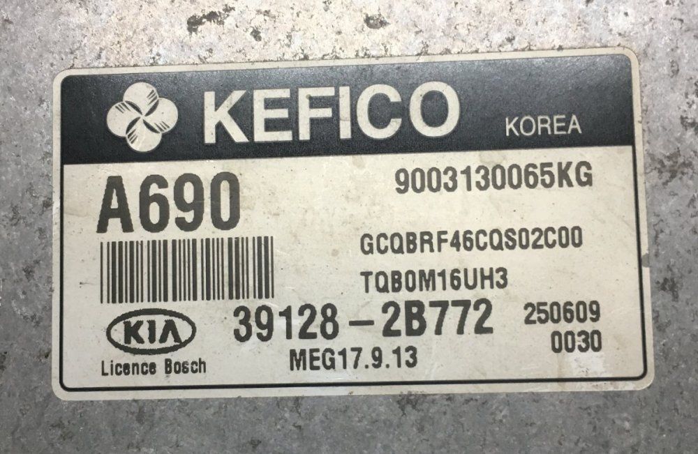 ЭБУ Hyundai Accent, Kia Rio 6 ступ