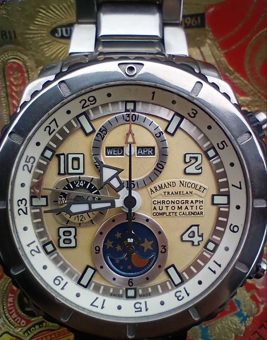Ceas Swiss Chronograph Armand Nicolet Tramelan