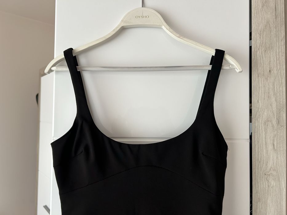 Миди Черна рокля по тялото ZARA