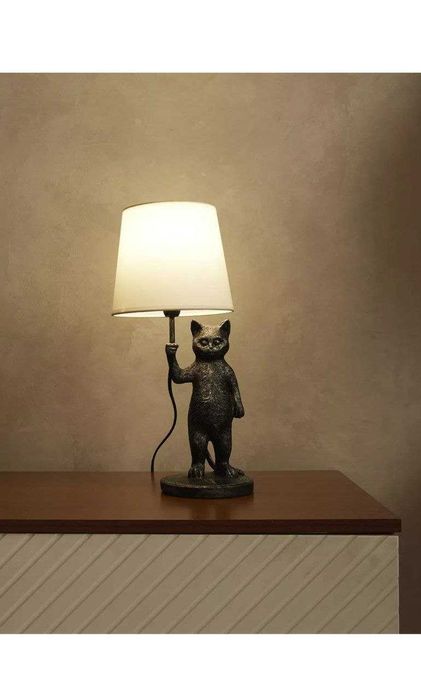 Настольный светильник "Кот"