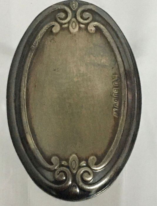 Frapieră din cristal și argint vintage