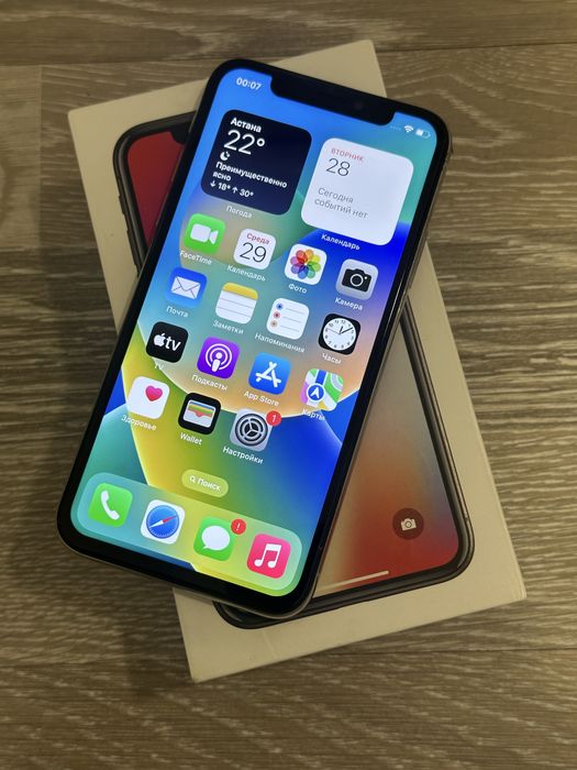 Iphone X White 100%