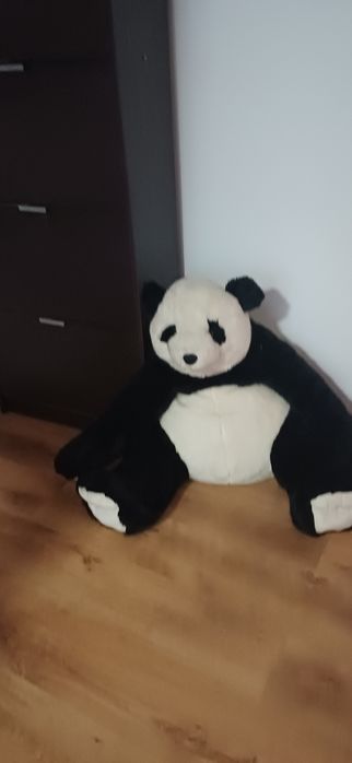 Urs de pluș roz si Alb cu negru