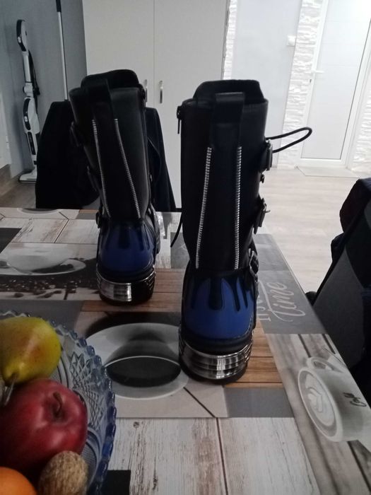 Рок ботуши изкуственна кожа