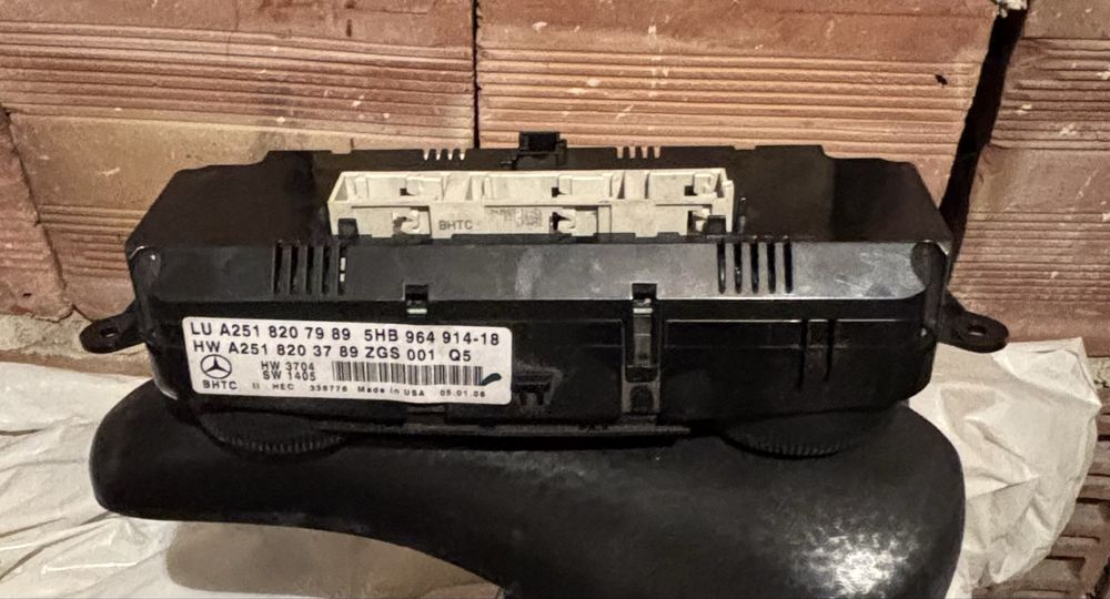 Управление климатроник W164