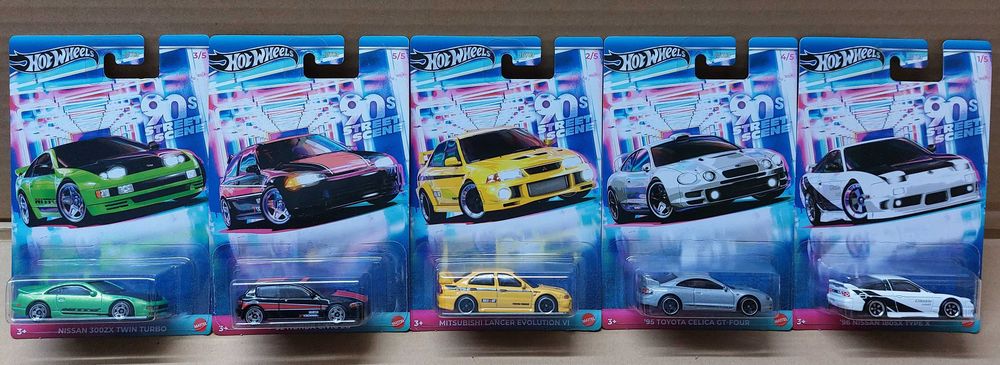 Колички Hot Wheels 90's STREET SCENE / Хот Уилс - 5 модела / 012