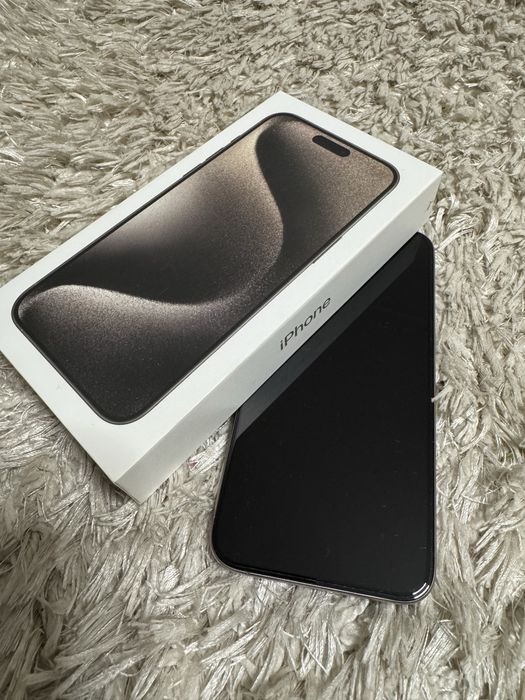 Iphone 15 pro max 512 GB ! Impecabil ! Natural titanium, baterie 88%