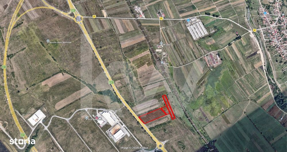 De Vanzare Terenuri 16.232 mp - Zona industriala Selimbar