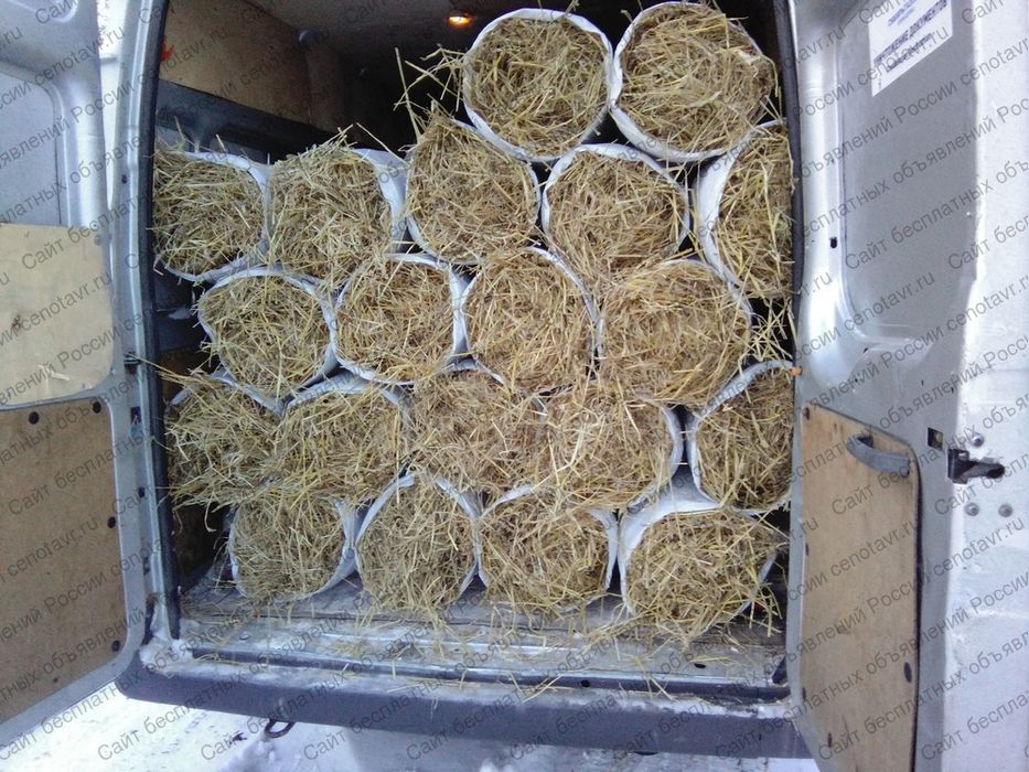 Сено разнотравье мешками