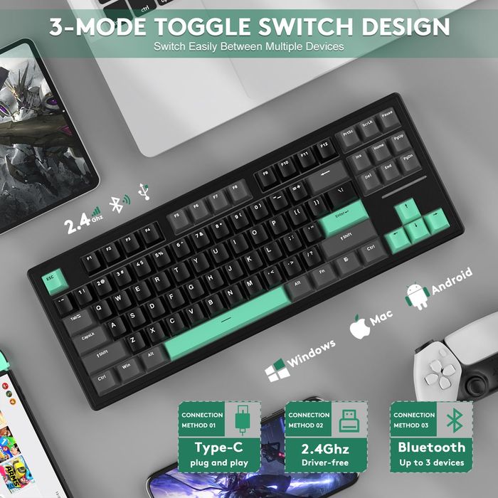 NEW Attack shark M87 Wireless Mechanic