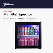 Нова  малка мини бар хладилна витрина Starcrest 46 л